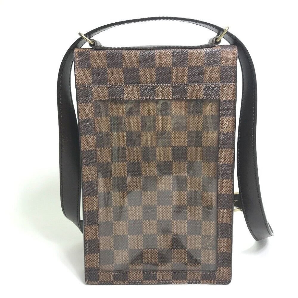 AUTHENTICITY GUARANTEED LOUIS VUITTON Damier Portello Pochette Shoulder Bag - Picture 2 of 16